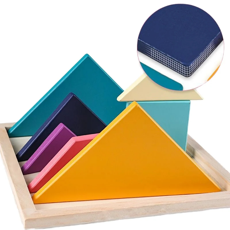 ست تانگرام ColorWood Montessori