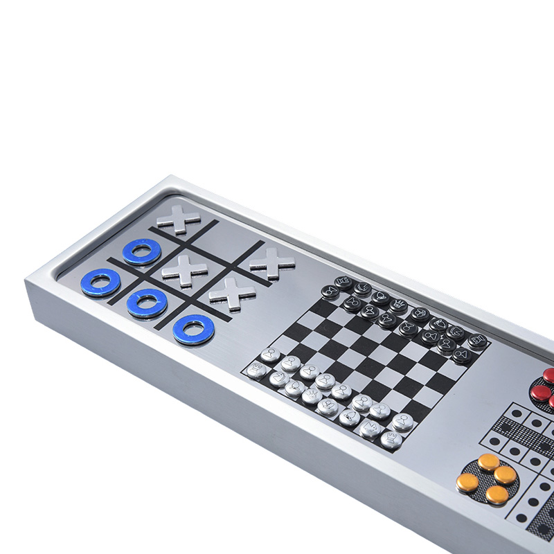 ست بازی CHESS 3-in-1 Magnetic آلیاژ آلومینیوم