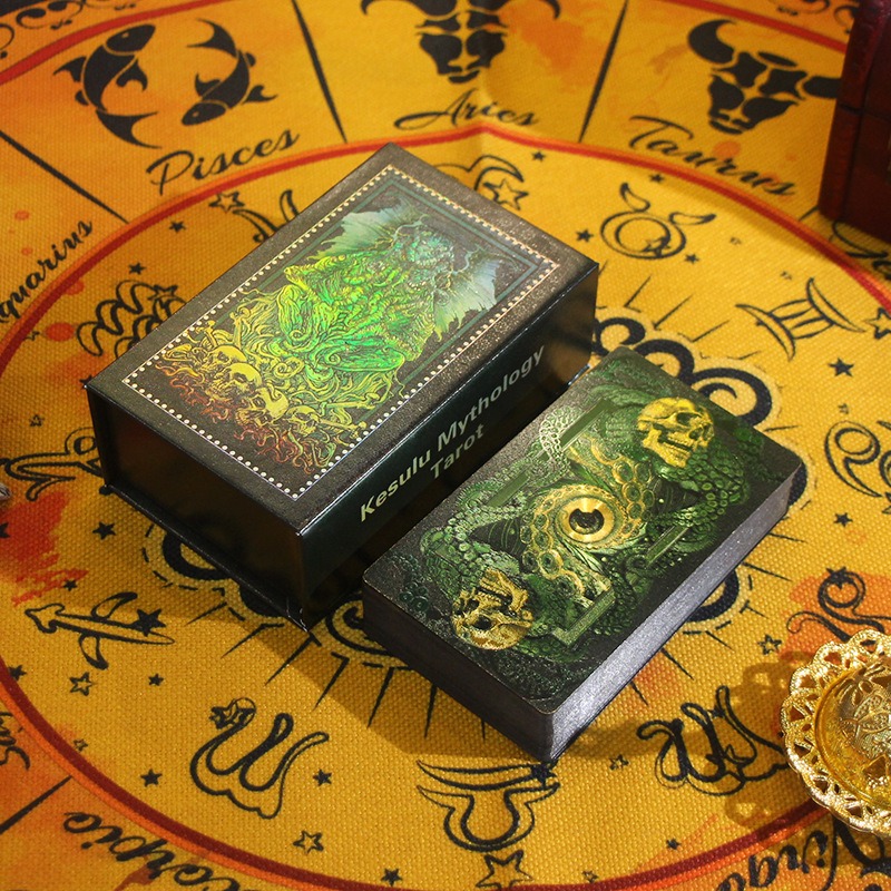 Mystical Green & Gold Edition - Kesulu Mythology Cards Tarot