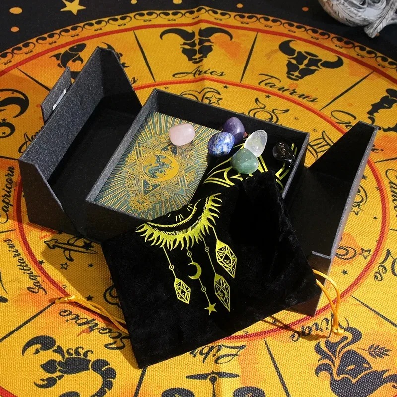 نسخه کلکسیونی با تم زودیاک - مجموعه تاروت و کریستال Mystic’s Treasure