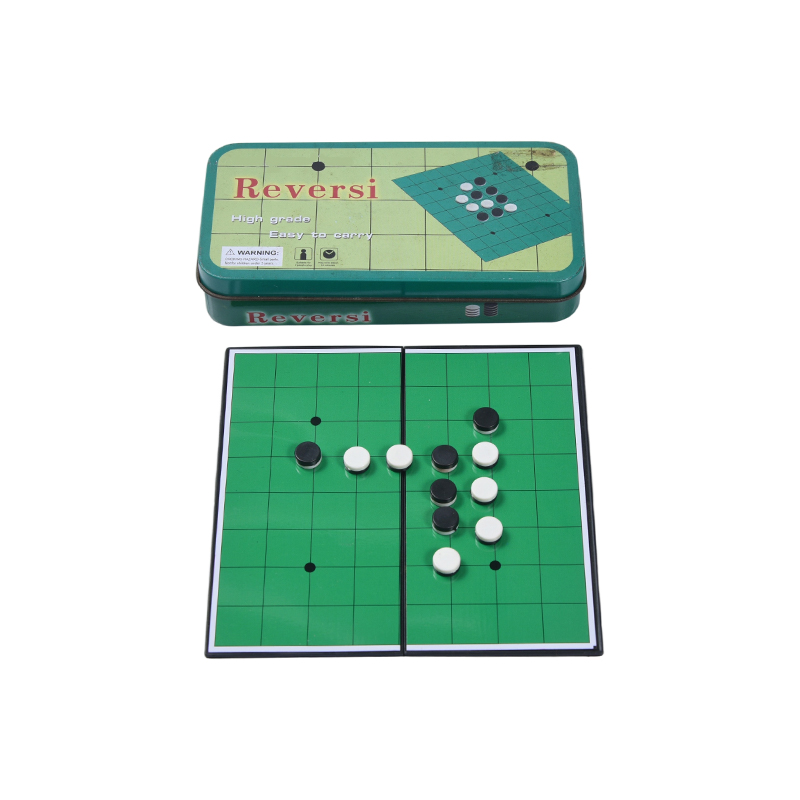 بازی Green Metal Tin Case Reversi قابل حمل (اتللو).