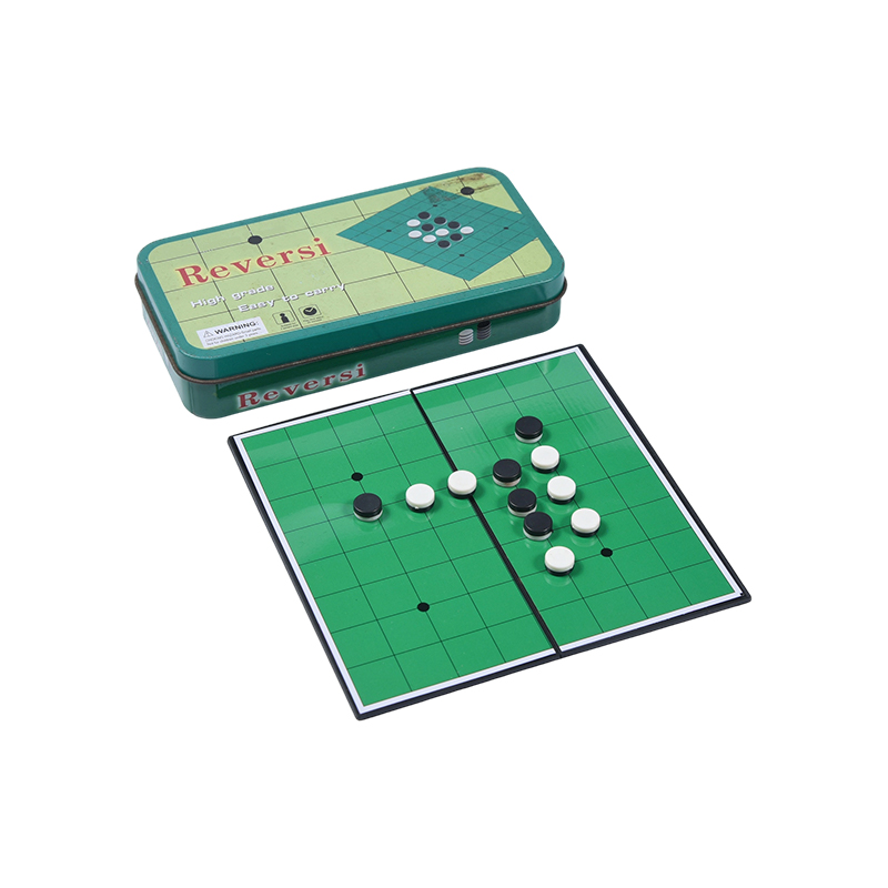 بازی Green Metal Tin Case Reversi قابل حمل (اتللو).