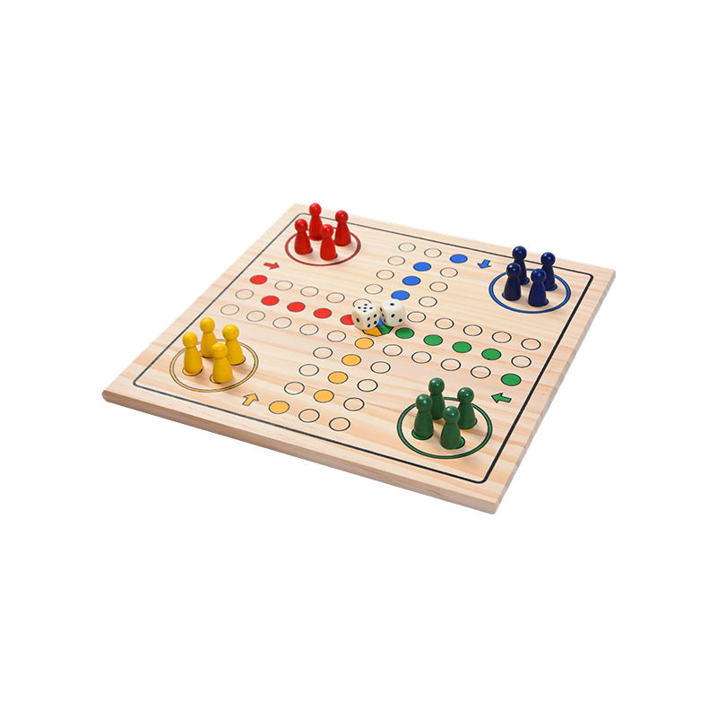 Family Entertainment Edition Classic LUDO Wooden Game Board
