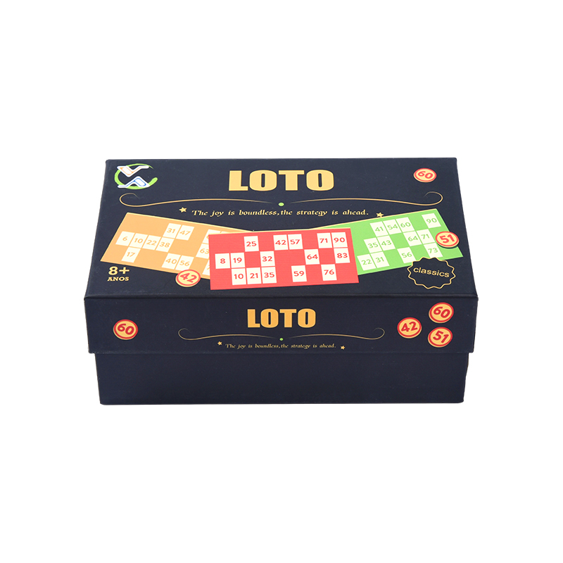 مجموعه بازی LOTO (به سبک یکنوع بازی شبیه لوتو) - کامل با توکن ها، کارت ها و جعبه ذخیره سازی